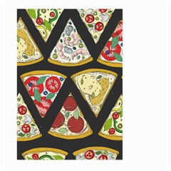 Vector-seamless-pattern-with-italian-pizza-top-view Large Garden Flag (Two Sides)