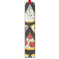 Vector-seamless-pattern-with-italian-pizza-top-view Large Book Marks