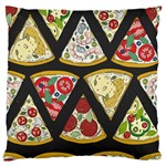 Vector-seamless-pattern-with-italian-pizza-top-view Standard Flano Cushion Case (One Side) Front