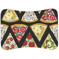 Vector-seamless-pattern-with-italian-pizza-top-view Velour Seat Head Rest Cushion