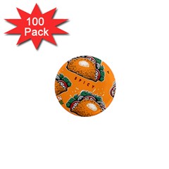 Seamless pattern with taco 1  Mini Magnets (100 pack) 