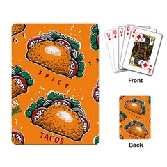 Seamless Pattern With Taco Playing Cards Single Design (rectangle) by Pakemis