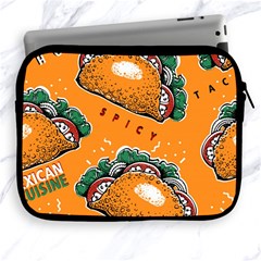 Seamless Pattern With Taco Apple Ipad 2/3/4 Zipper Cases by Pakemis