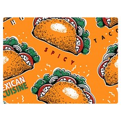 Seamless pattern with taco Flano Blanket (Extra Small)