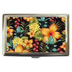 Fabulous Colorful Floral Seamless Cigarette Money Case by Pakemis