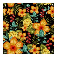 Fabulous Colorful Floral Seamless Banner And Sign 3  X 3  by Pakemis