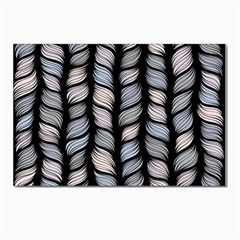 Seamless Pattern With Interweaving Braids Postcard 4 x 6  (pkg Of 10) by Pakemis