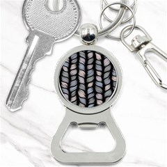 Seamless Pattern With Interweaving Braids Bottle Opener Key Chain by Pakemis