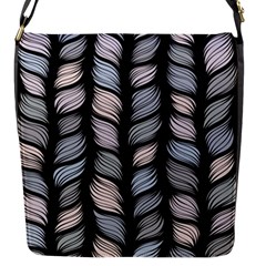 Seamless Pattern With Interweaving Braids Flap Closure Messenger Bag (S)