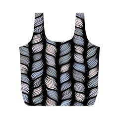 Seamless Pattern With Interweaving Braids Full Print Recycle Bag (M)