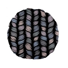 Seamless Pattern With Interweaving Braids Standard 15  Premium Flano Round Cushions