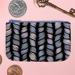 Seamless Pattern With Interweaving Braids Large Coin Purse