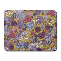 Floral Seamless Pattern With Flowers Vintage Background Colorful Illustration Small Mousepad by Pakemis