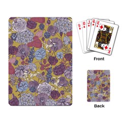 Floral Seamless Pattern With Flowers Vintage Background Colorful Illustration Playing Cards Single Design (rectangle) by Pakemis