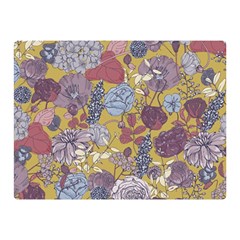 Floral Seamless Pattern With Flowers Vintage Background Colorful Illustration Double Sided Flano Blanket (mini) by Pakemis