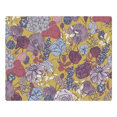 Floral Seamless Pattern With Flowers Vintage Background Colorful Illustration Flano Blanket (large) by Pakemis