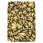 Damask-teardrop-gold-ornament-seamless-pattern Removable Flap Cover (L) Front