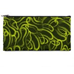 Green-abstract-stippled-repetitive-fashion-seamless-pattern Pencil Case Front