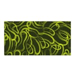 Green-abstract-stippled-repetitive-fashion-seamless-pattern Satin Wrap 35  x 70  Front