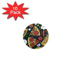 Vector-seamless-pizza-slice-pattern-hand-drawn-pizza-illustration-great-pizzeria-menu-background 1  Mini Magnet (10 Pack)  by Pakemis