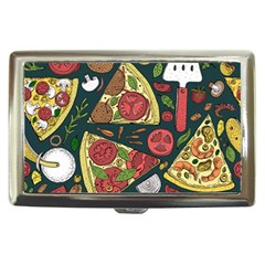 Vector-seamless-pizza-slice-pattern-hand-drawn-pizza-illustration-great-pizzeria-menu-background Cigarette Money Case by Pakemis