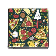 Vector-seamless-pizza-slice-pattern-hand-drawn-pizza-illustration-great-pizzeria-menu-background Memory Card Reader (square 5 Slot) by Pakemis