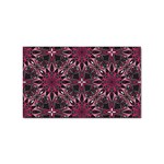 Seamless-pattern-with-flowers-oriental-style-mandala Sticker (Rectangular) Front