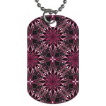 Seamless-pattern-with-flowers-oriental-style-mandala Dog Tag (Two Sides) Back