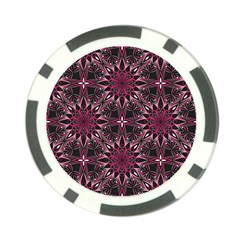 Seamless-pattern-with-flowers-oriental-style-mandala Poker Chip Card Guard by Pakemis