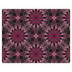 Seamless-pattern-with-flowers-oriental-style-mandala Double Sided Flano Blanket (medium) by Pakemis