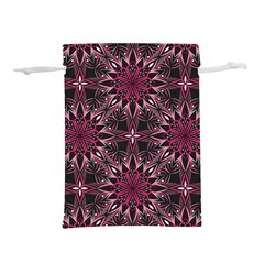 Seamless-pattern-with-flowers-oriental-style-mandala Lightweight Drawstring Pouch (m) by Pakemis