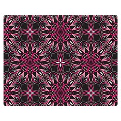 Seamless-pattern-with-flowers-oriental-style-mandala Flano Blanket (medium) by Pakemis