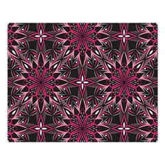 Seamless-pattern-with-flowers-oriental-style-mandala Flano Blanket (large) by Pakemis