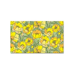 Seamless-pattern-with-graphic-spring-flowers Sticker Rectangular (10 Pack)