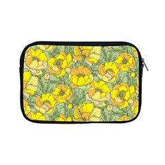 Seamless-pattern-with-graphic-spring-flowers Apple Ipad Mini Zipper Cases by Pakemis