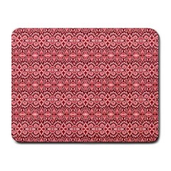 Pink-art-with-abstract-seamless-flaming-pattern Small Mousepad by Pakemis