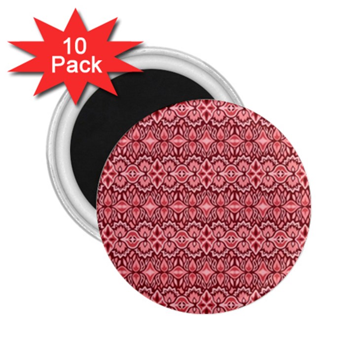 Pink-art-with-abstract-seamless-flaming-pattern 2.25  Magnets (10 pack) 