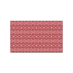 Pink-art-with-abstract-seamless-flaming-pattern Sticker Rectangular (10 Pack)