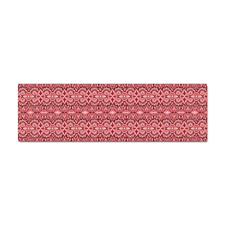 Pink-art-with-abstract-seamless-flaming-pattern Sticker Bumper (100 pack)