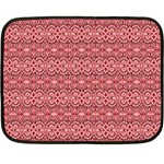 Pink-art-with-abstract-seamless-flaming-pattern Fleece Blanket (Mini) 35 x27  Blanket