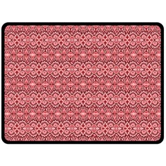 Pink-art-with-abstract-seamless-flaming-pattern Fleece Blanket (large) by Pakemis