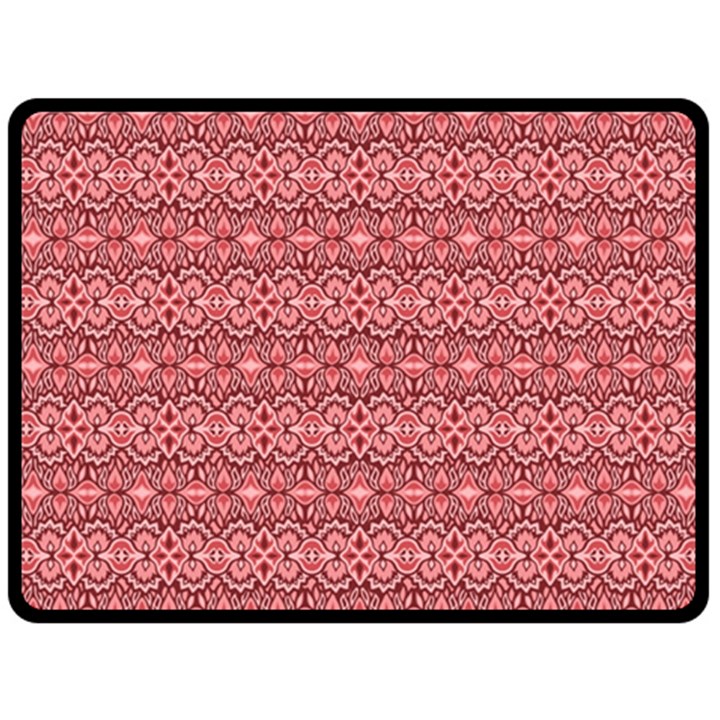 Pink-art-with-abstract-seamless-flaming-pattern Fleece Blanket (Large)