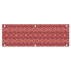 Pink-art-with-abstract-seamless-flaming-pattern Banner And Sign 6  X 2 