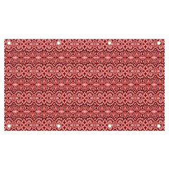 Pink-art-with-abstract-seamless-flaming-pattern Banner And Sign 7  X 4  by Pakemis