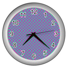 Pattern Wall Clock (silver) by gasi