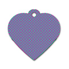 Pattern Dog Tag Heart (two Sides) by gasi