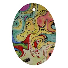 Abstract Art Ornament (oval)