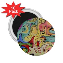 Abstract Art 2 25  Magnets (10 Pack) 