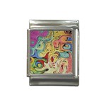 Abstract art Italian Charm (13mm) Front