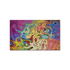 Abstract Art Sticker (rectangular) by gasi